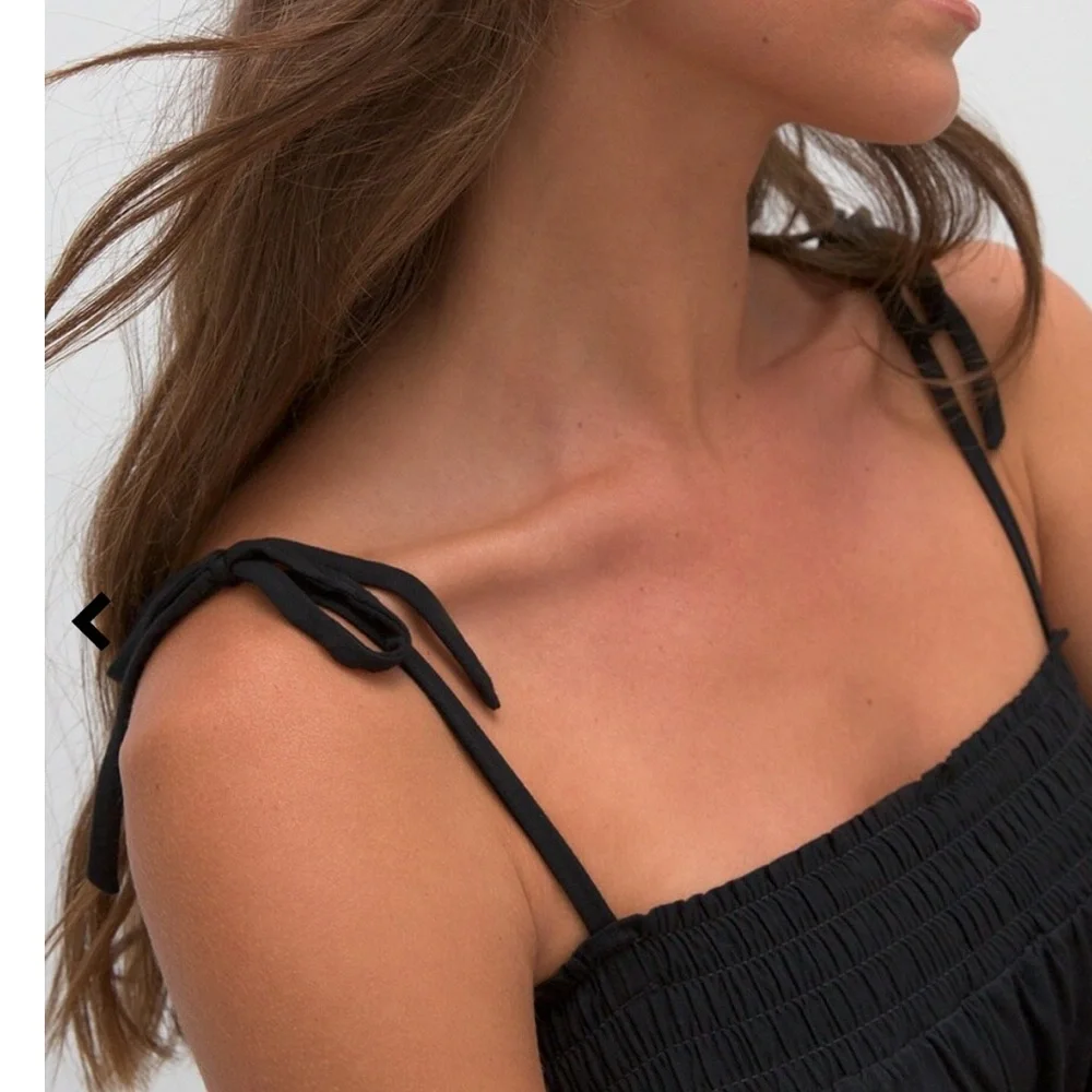 NWT Soma Cool Nights Smocked Babydoll Top - Picture 3 of 9